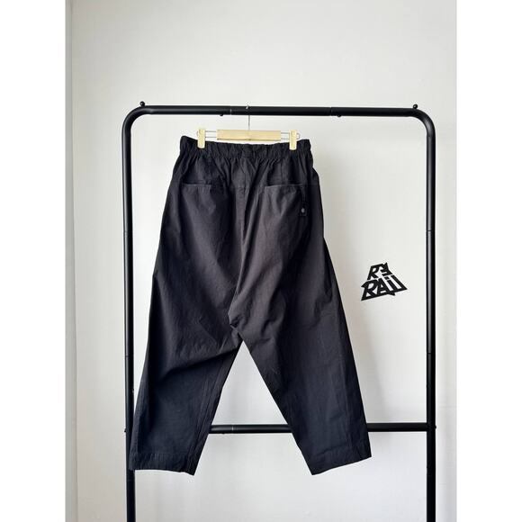 Transit Cotton Wide Cropped Easy Pants Black - Picture 2 of 6